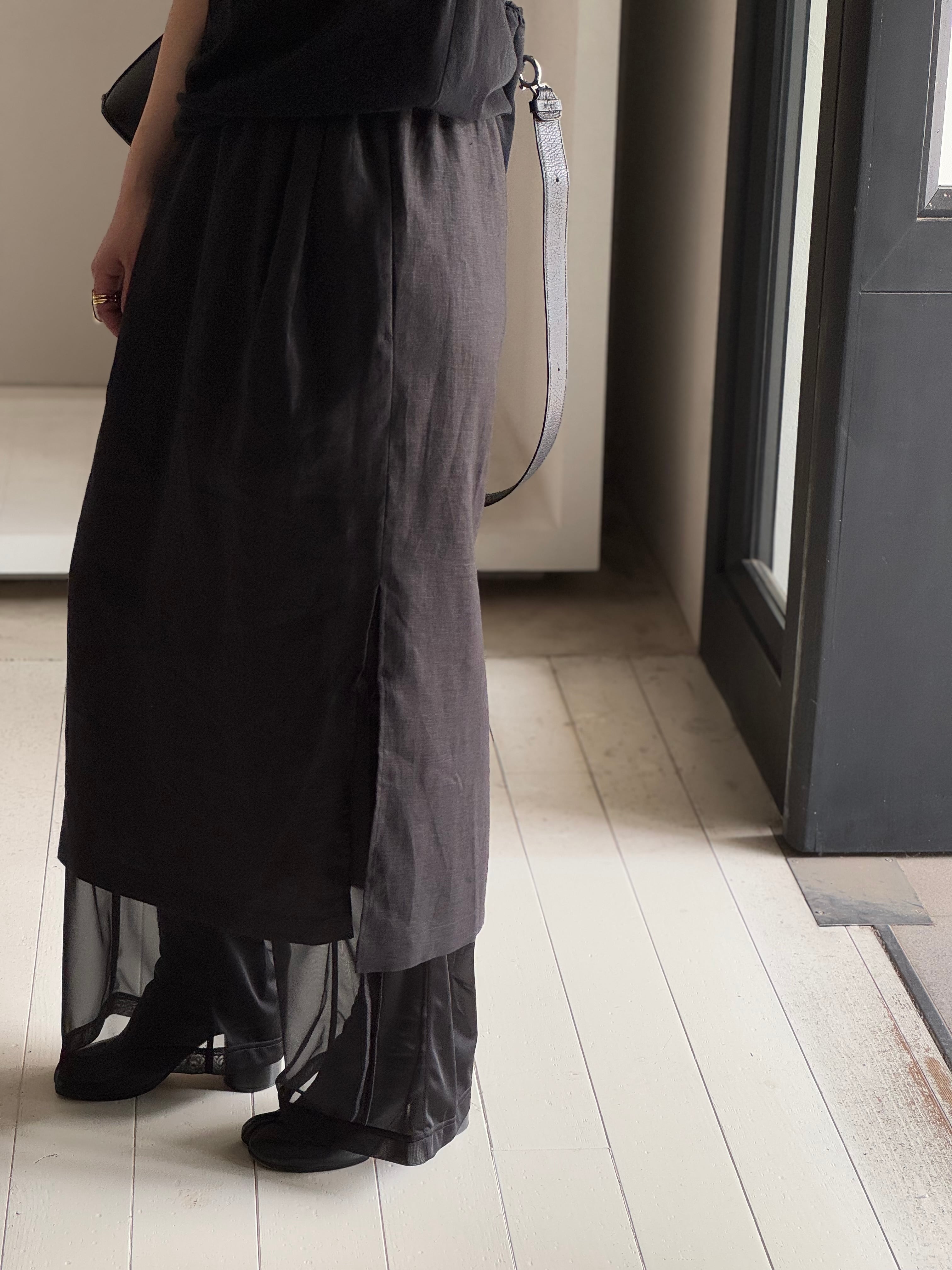 ENFOLD Soft Linen シアーレイヤードPT | BASE