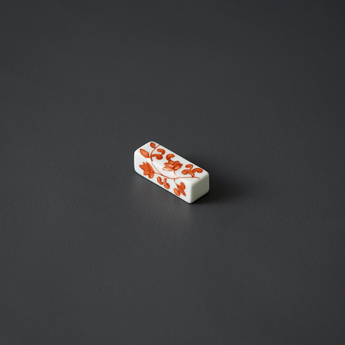 赤絵花唐草 カトラリーレスト(小)