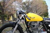 Pipe-work (Front)Fender BLACK Painted SR400/500