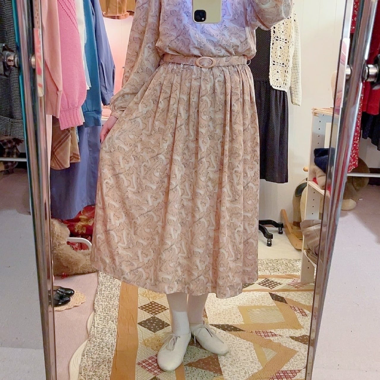 antique paris pattern pearl brooch one-piece