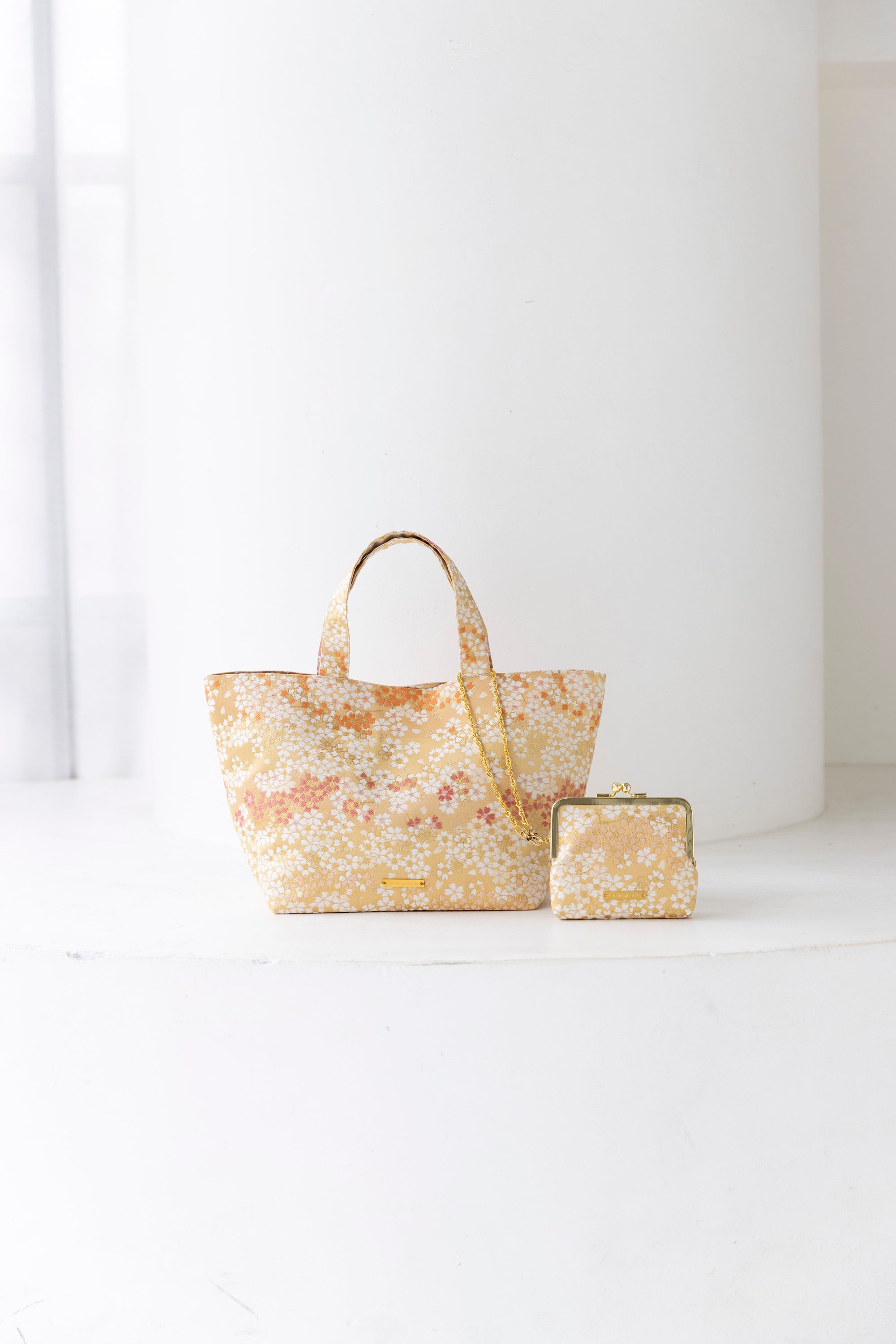 西陣織トートバッグ ヨコ SAKURA / NTM3 | Tomorrow Fabric