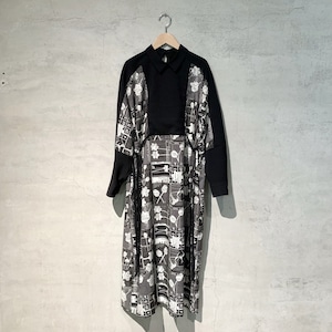【mintdesigns】Flower Collage Dress/492FC6DR05