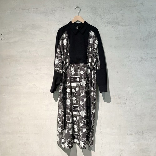 【mintdesigns】Flower Collage Dress/492FC6DR05
