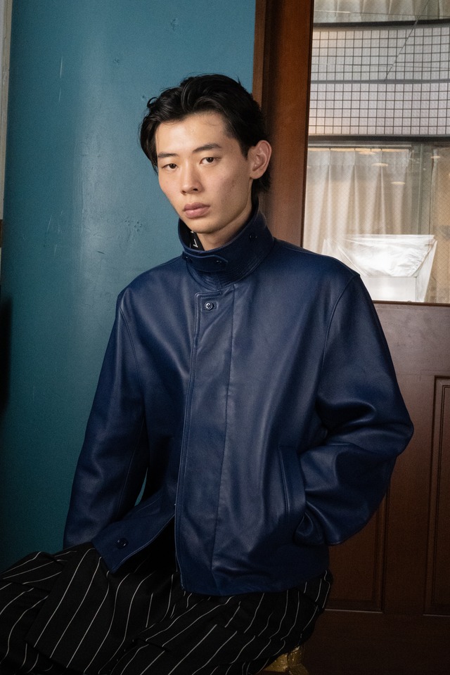 REVERBARATE /  REV-24AW-LJA01 ST LEATHER JACKET