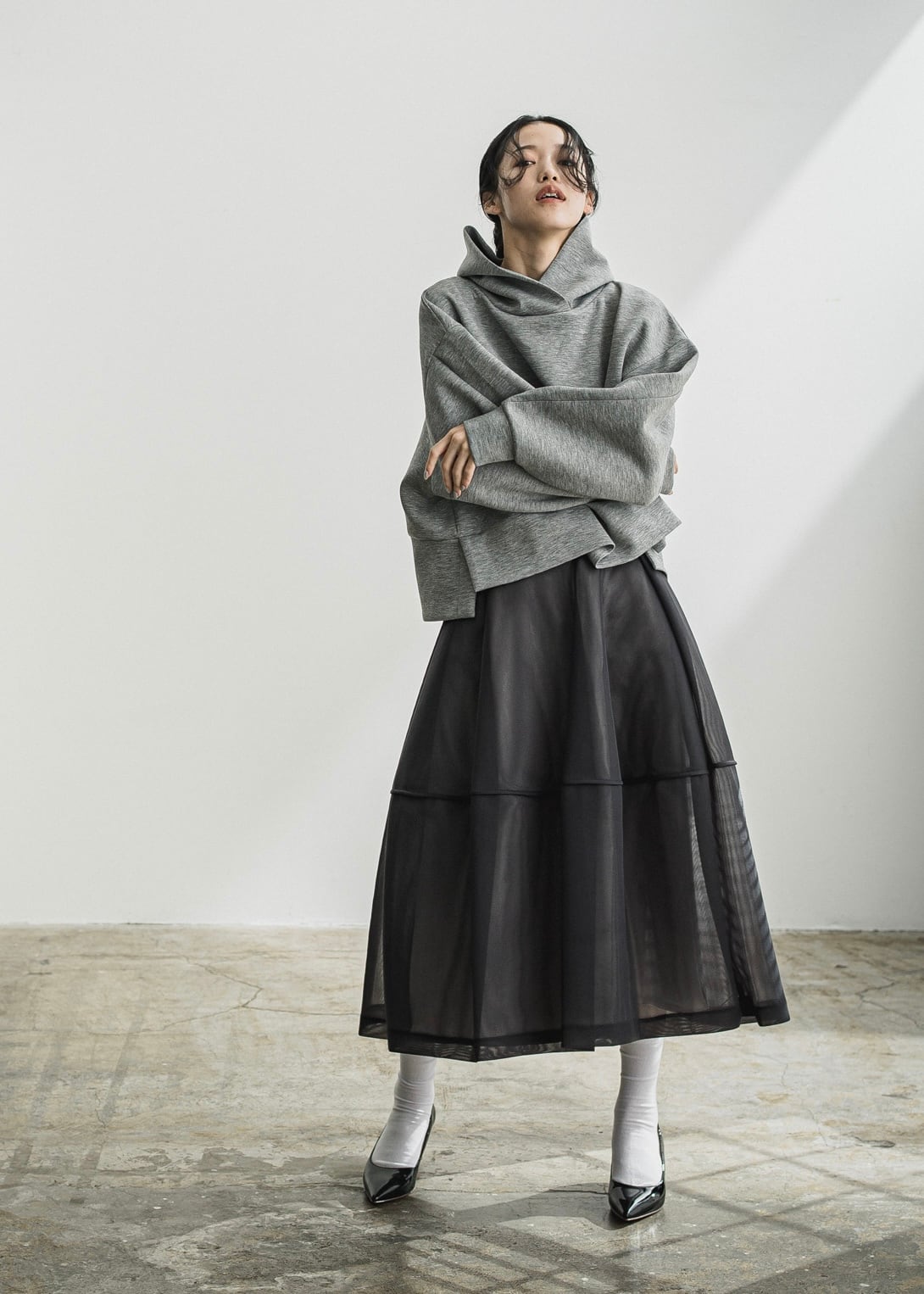 スカート lig. sheer volume skirt sheer volume skirt | Lig.
