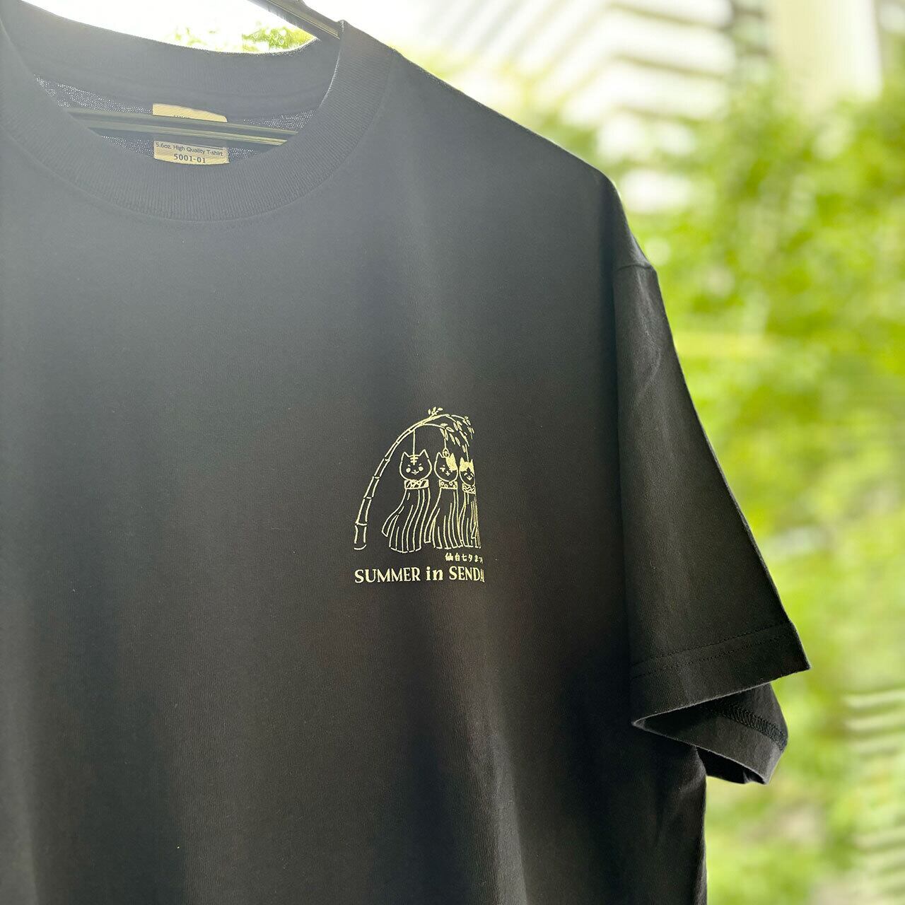 猫に七夕Tシャツ［S-04］ | T-BOAT