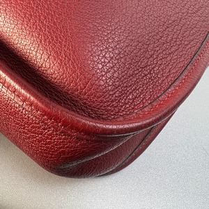 HERMES エルメス エヴリン  レザー ショルダーバッグ レッド A-11661
