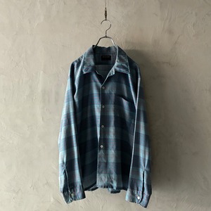 -Dunbrooke- 70's “Permanent Press” check design shirt