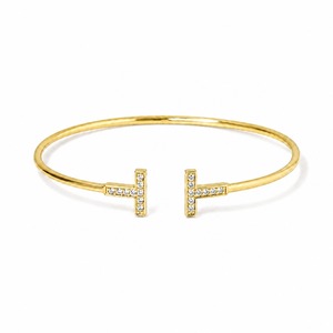 Twin Axis Bangle（ゴールド）