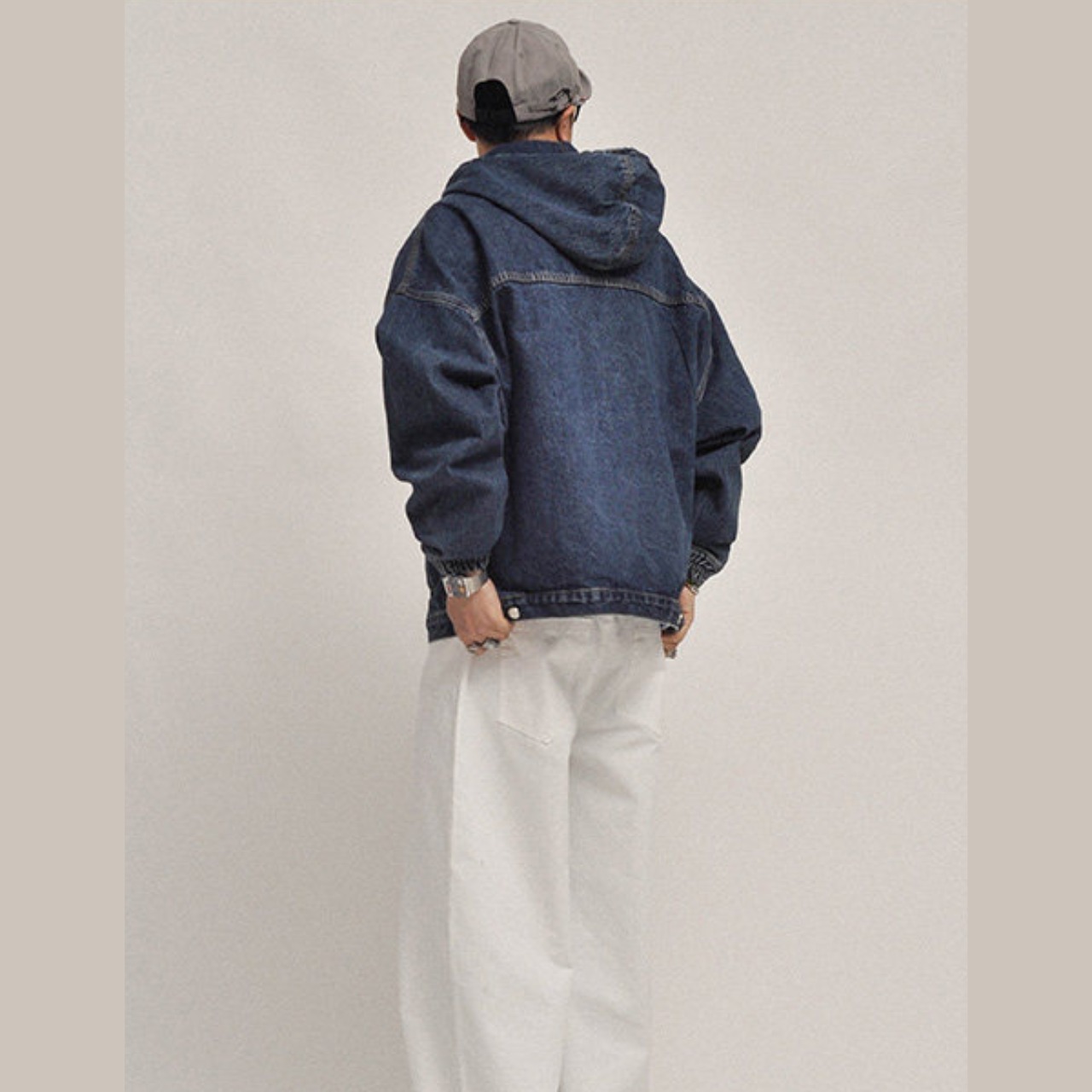 インディゴスモーク・デニムアノラック A2122 - 7