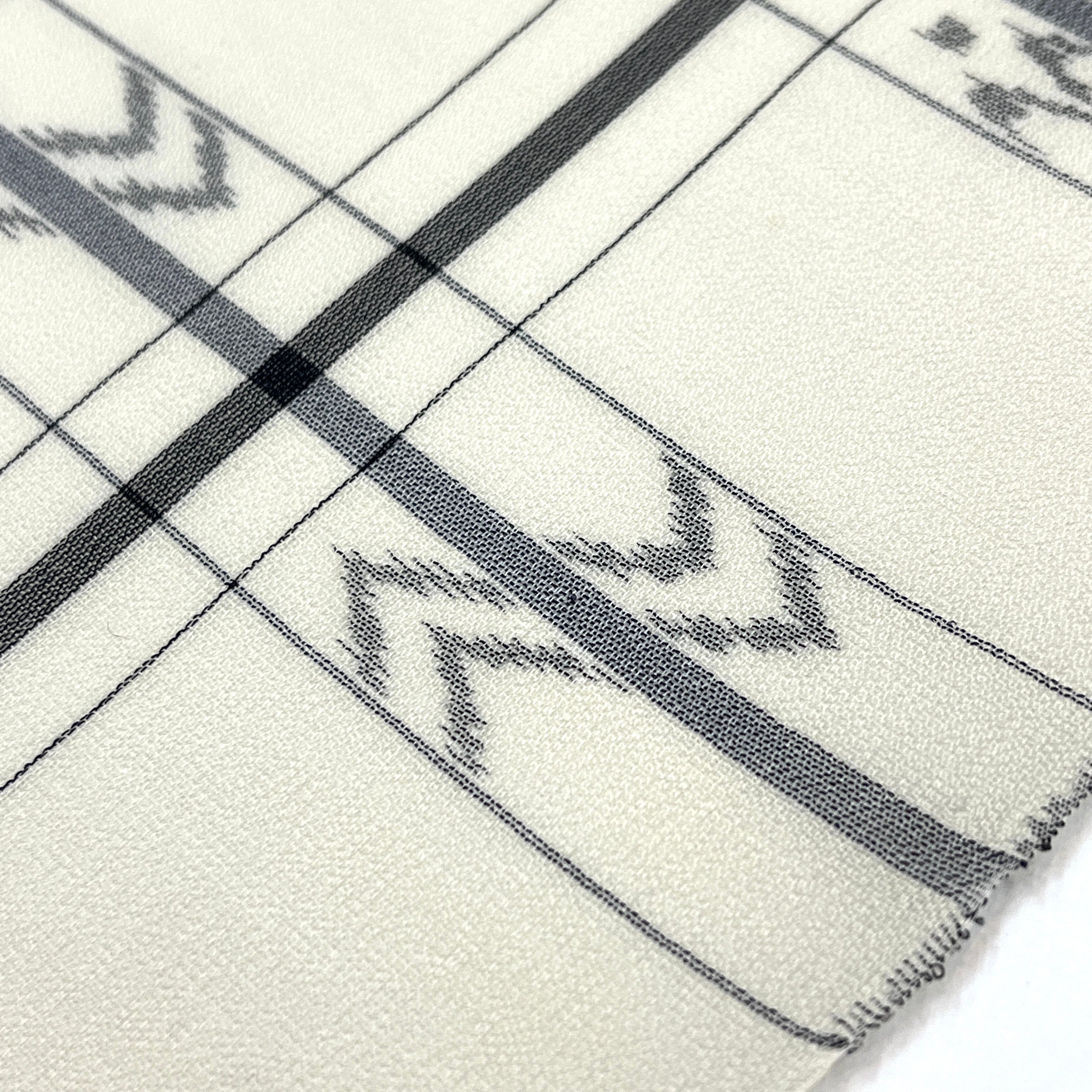 【1534】琉球かすり　壁上布　紺地　証紙有り 1534】琉球かすり 壁上布 紺地 証紙有り