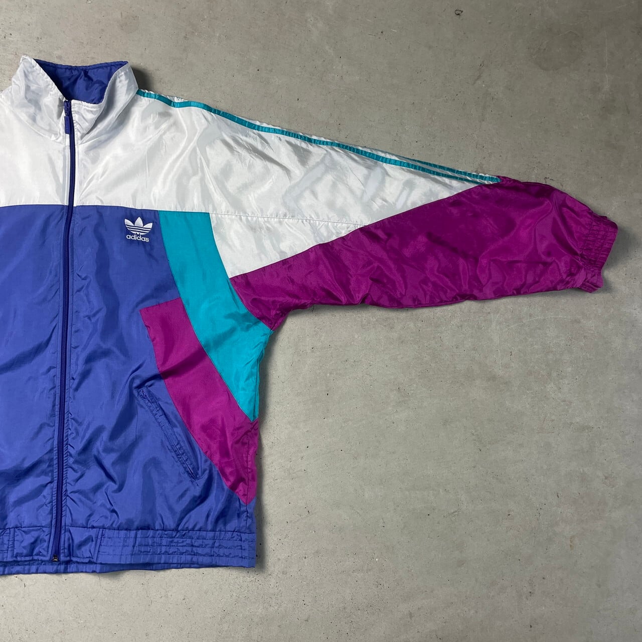 80年代 adidas アディダス ナイロンジャケット トラックジャケット