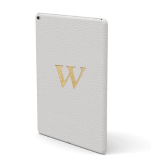 iPad Premium Shrink Leather Case (Milk White)