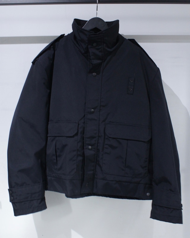 【Caka BLACK】“GORE-TEX” Black Color Multi Gimmick Stand Collar Jacket