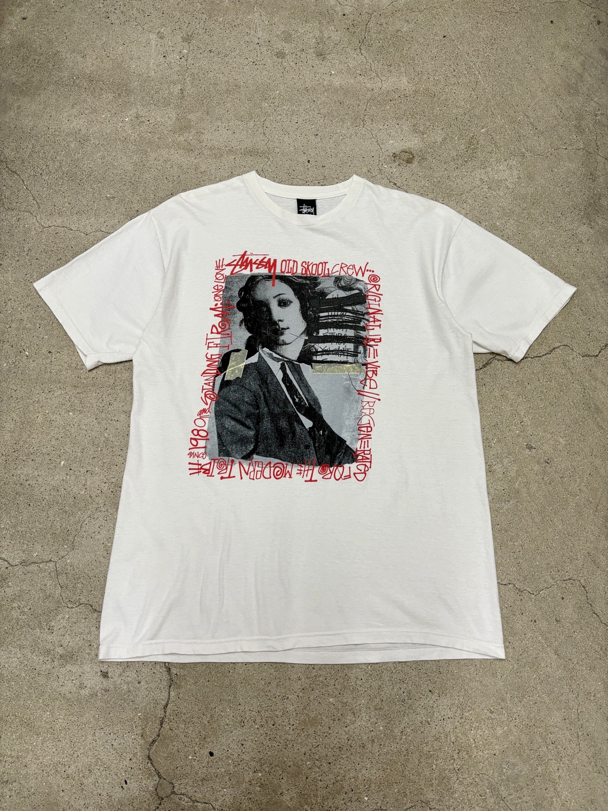 STUSSY/Venus Collage Tee/2011年製/L/ヴィーナスコラージュ/フォト 