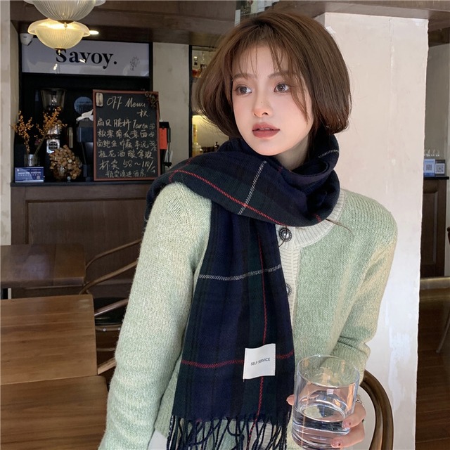マフラー スカーフ ショール 長方形 厚手 大人可愛い きれいめ カジュアル お洒落 大人女子 こなれ感 エレガント とろみ感 柄 チェック柄 格子柄 春 秋 冬 誕生日 クリスマス バレンタイン 10代 20代 30代 40代 50代 60代 女性用 ママ  OL 通勤 学生 通学 デート お出かけ 公園デビュー 女子会 お泊まり 休日 アウトドア イベント リゾート 旅行 高原 ホテル レストラン 普段使い コーデ 防寒 モテ ギフト 安い トレンド インスタ映え ワンサイズ 青 緑 秋カラー
