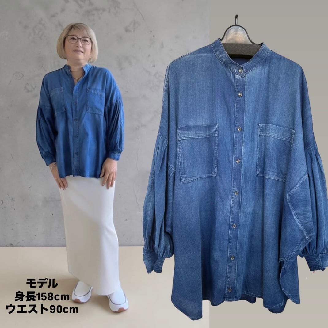 ご予約】 カフネ デニムオーバーシャツ 35933 納期7月下 | frip.selectshop