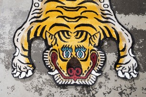 Tibetan Tiger Rug 《Sサイズ•シルク070》チベタンタイガーラグ