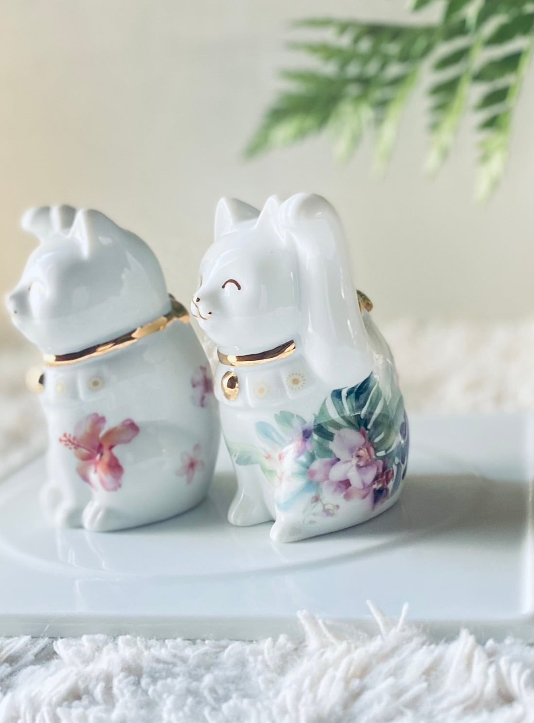 水彩トロピカルフローラル A4サイズ （ポーセリンアート用 花転写紙