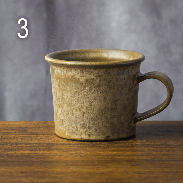 斑茶色 コーヒーカップ／安藤美和