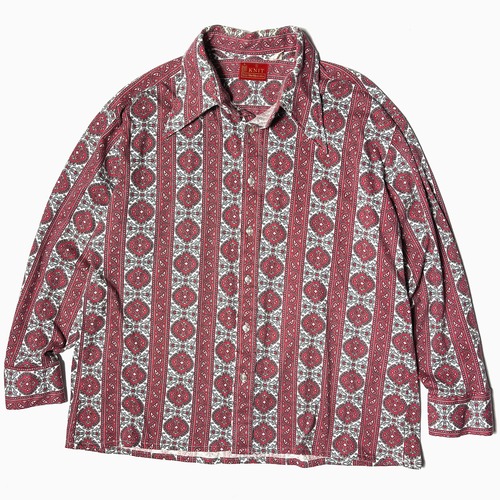 Vintage 70's【Sears KINGS ROAD】Patterned Shirt