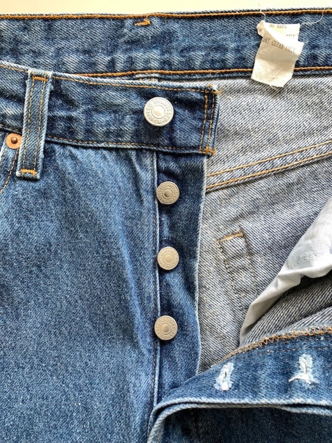 M-140 リーバイス 501 レギュラー カットオフ 古着 1996年米国製刻印522   W 80cm（ぐるり）L 50cm（股下）#copri