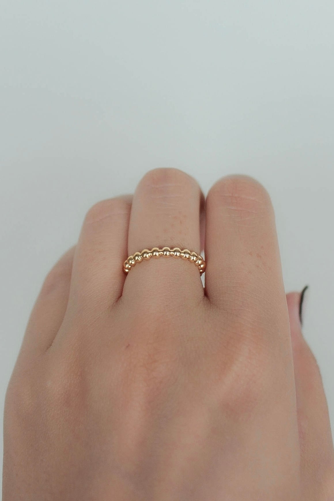 Eternity Beads Ring | ebine(エビネ)|金属アレルギー対応アクセサリー
