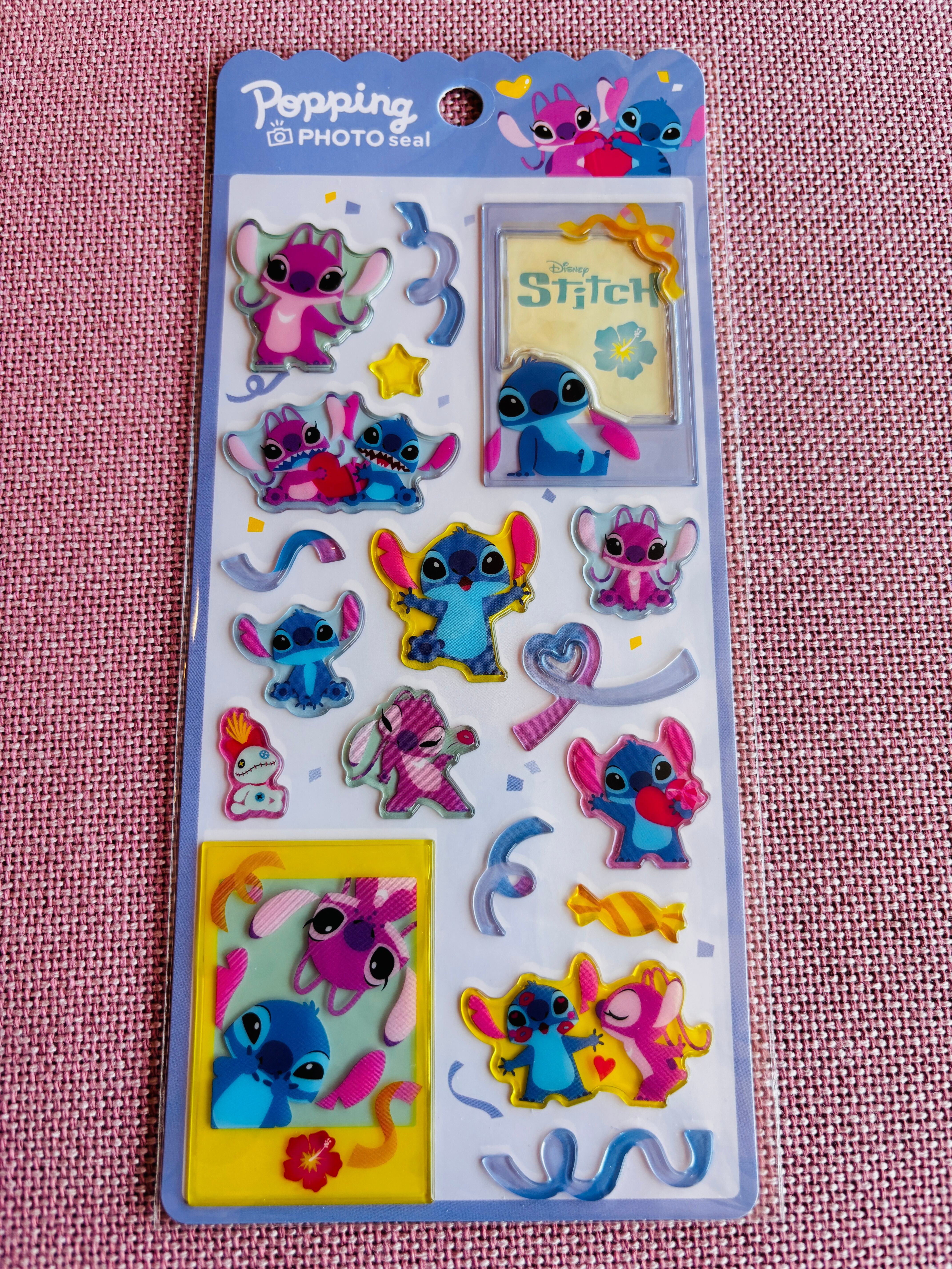 ディズニー スティッチ ポッピングフォトシール X03