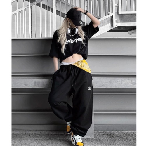GINRHYMES / "ORIGINAL SIGN LOGO"T-SHIRTS/BLACK×WHITE