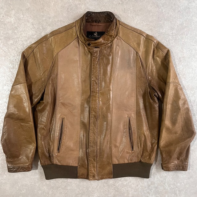 1980～1990s  L.Lambertazzi  Leather Jacket  L  Made in ITALY  H857