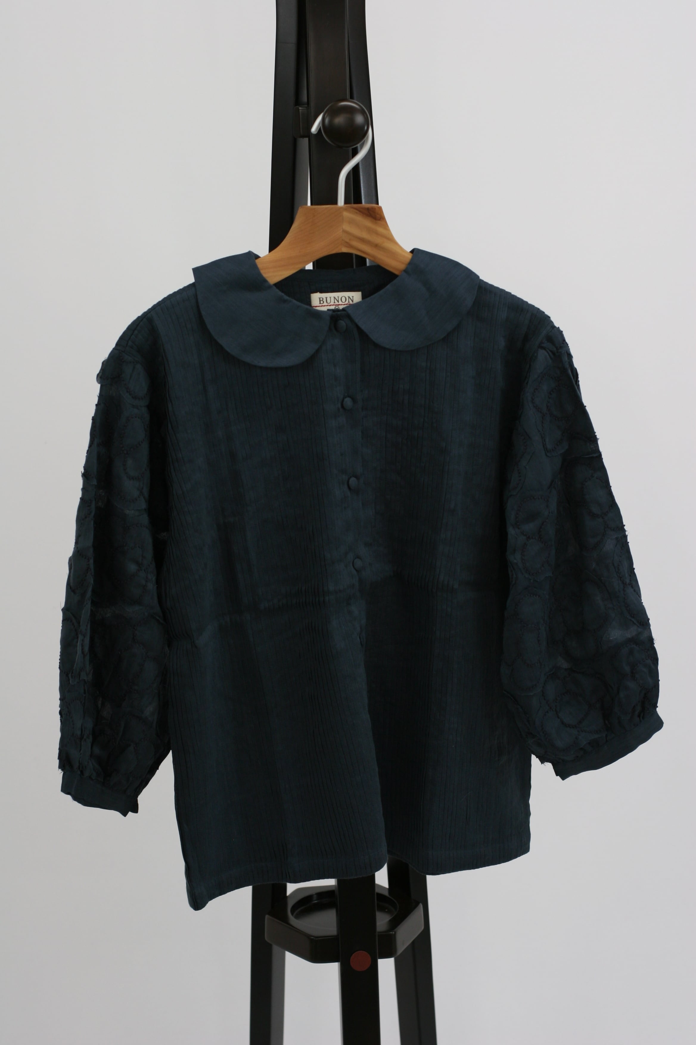 TOWAVASE(トワヴァーズ）Leavers blouse シルクコットン 3重衿ブラウス