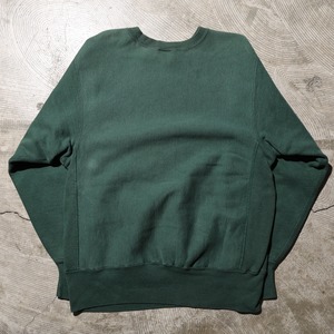 美品 L 90s USA 目無し無地 Reverse Weave Champion リバースウィーブ