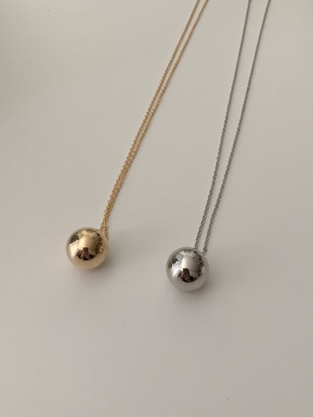 mirror ball necklace / 2color