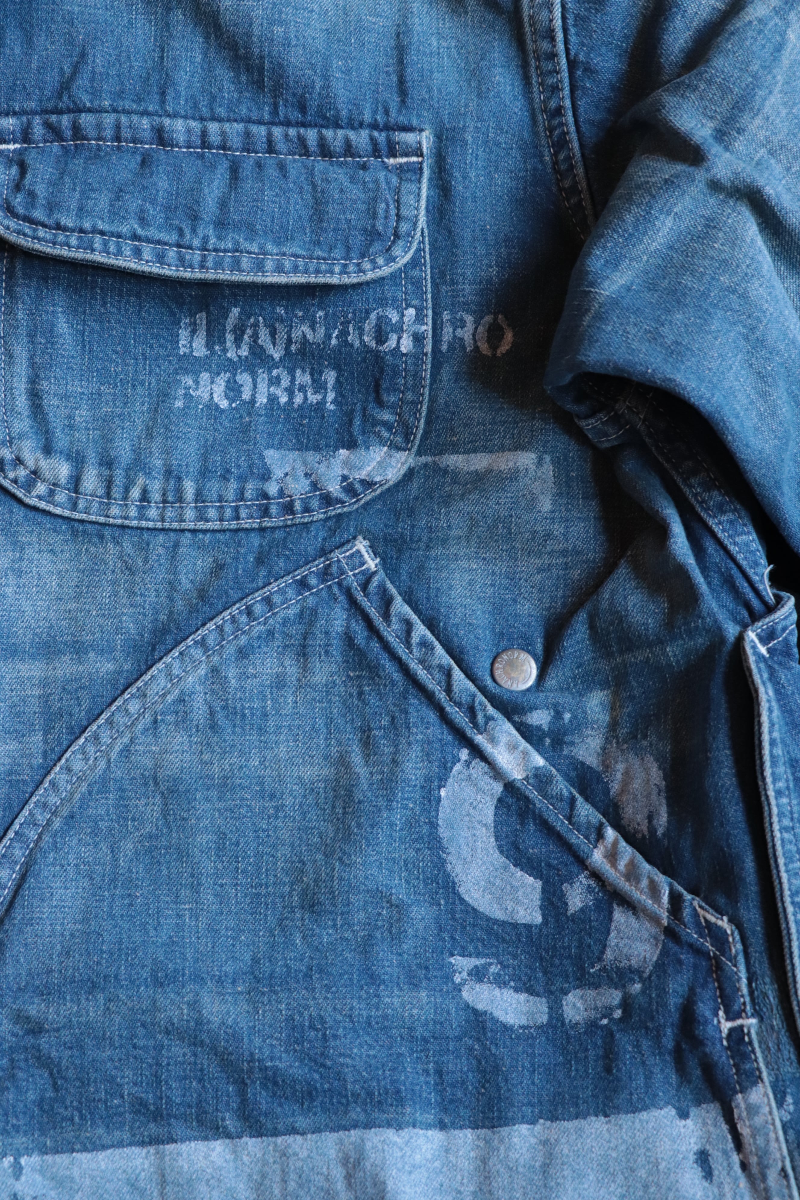 ANACHRONORM/アナクロノーム DENIM HUNTING JACKET INDIGO AN202-STCL