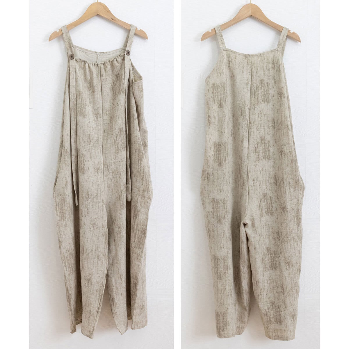 オールインワン サロペット ワイドパンツ レディース 韓国 春夏秋 おしゃれ 大人 かわいい カジュアル ゆったり 体型カバー ナチュラル リラックス 大人可愛い 大人女子