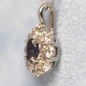 アレキサンドライト pt900 ネックレス