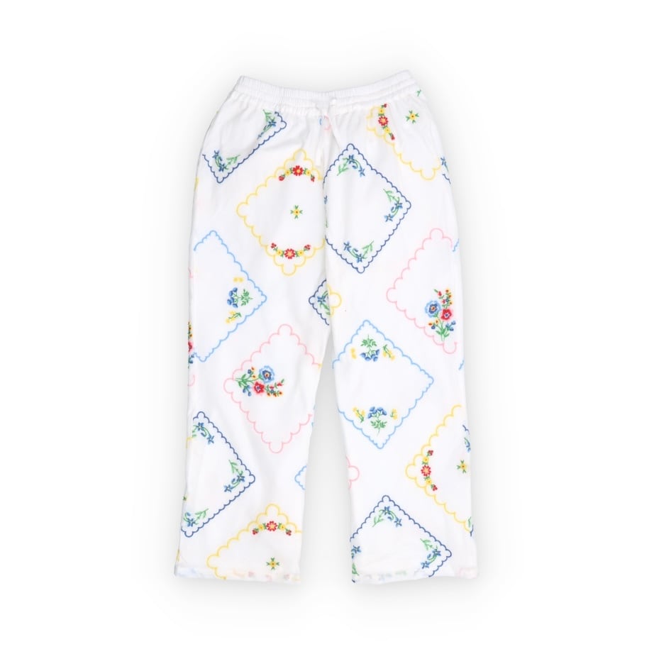 The New Society/Jacinthe Pant Multicolor Embroidery | HAKONIWA
