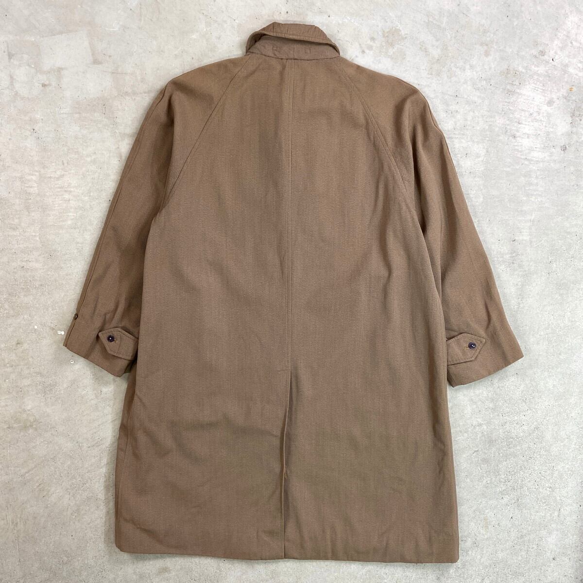 Burberry’s ギャバジン バルマカーン コート イギリス製 茶色系 ビンテージ 英国製 Burberry's バーバリー ウールギャバジン ステン