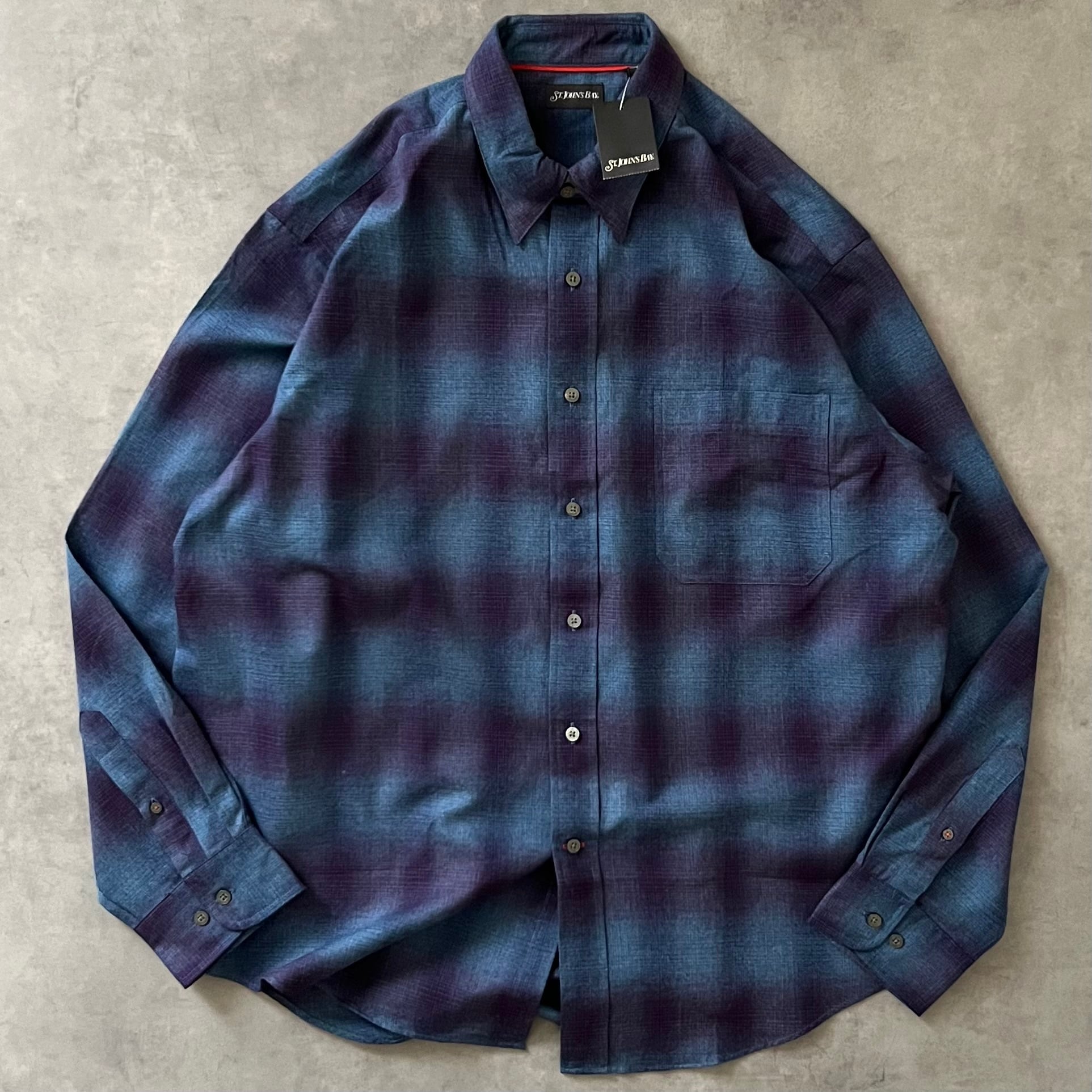90s FIVE BROTHER black chamois shirt ファイブブラザー ブラック