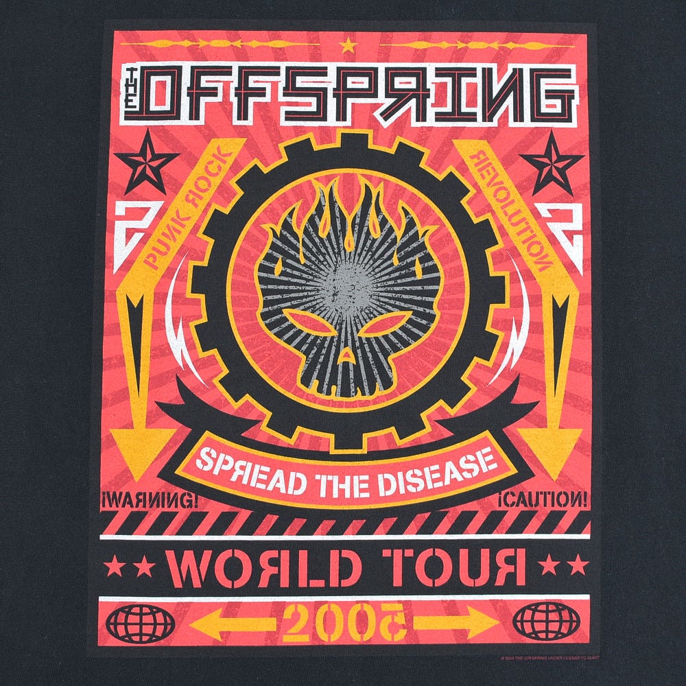 00s THE OFFSPRING ジ・オフスプリング 両面プリント ツアーTシャツ