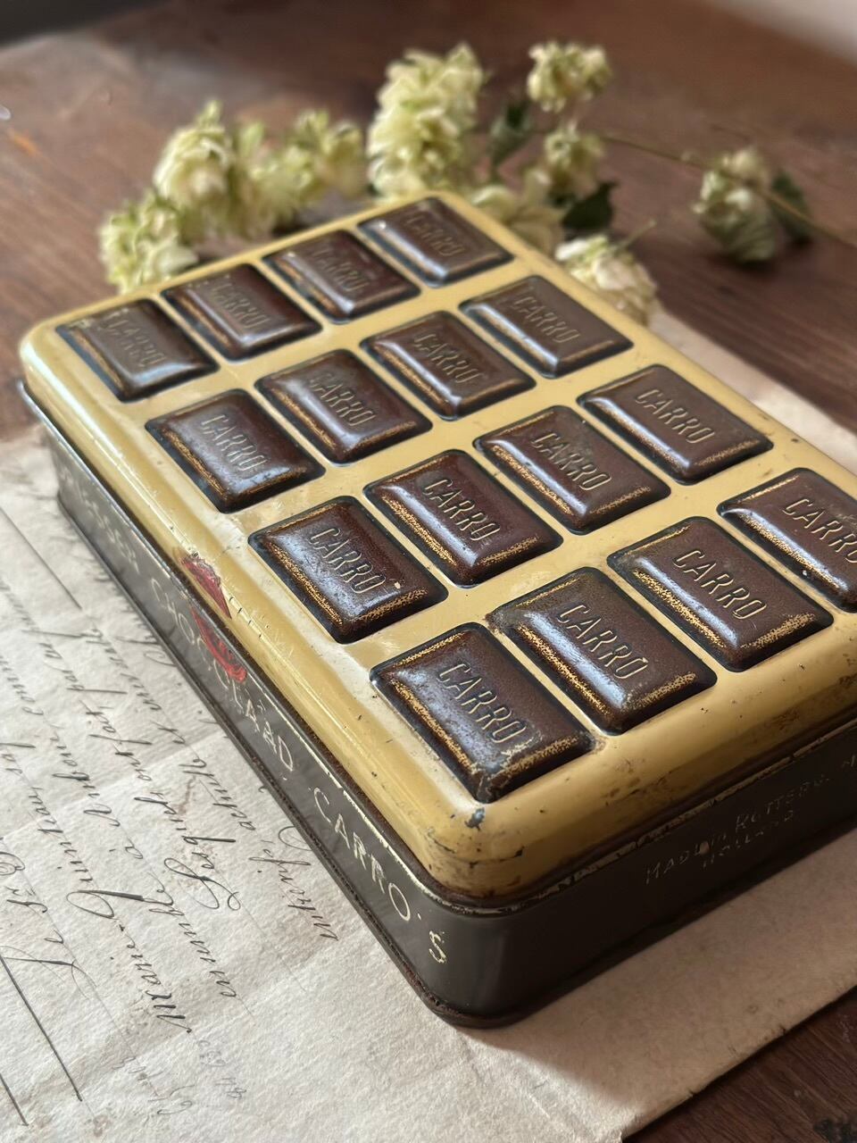 チョコレートのTIN缶 A. Driessen | Brocante de La Cocotte