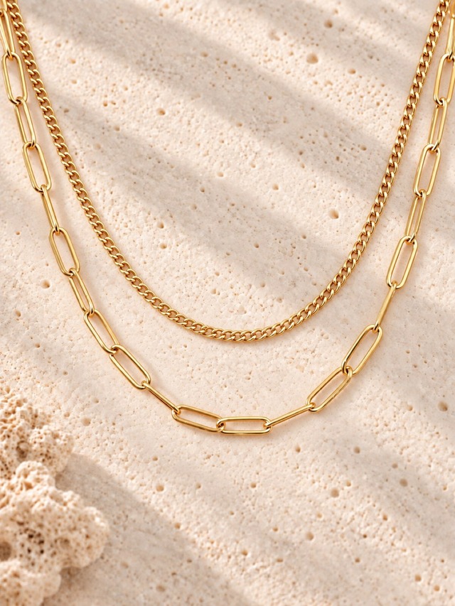 316L  chain necklace #n90
