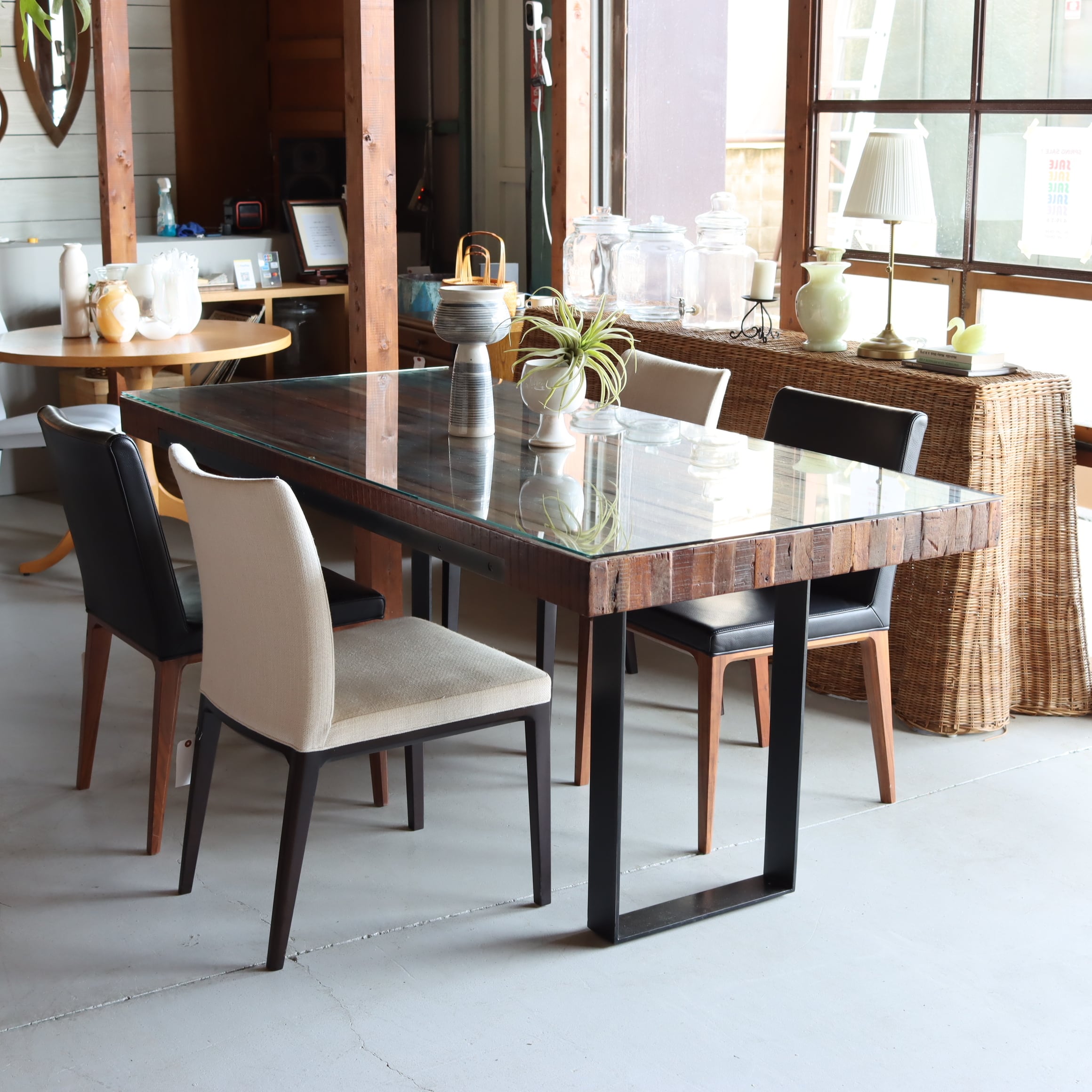 【カモンジャパン‼️】ASPLUND 古材ダイニングテーブル Bina Dining Table / ASPLUND | clapp vintage store