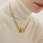 11/14(金)21時新作発売*stainless loop necklace