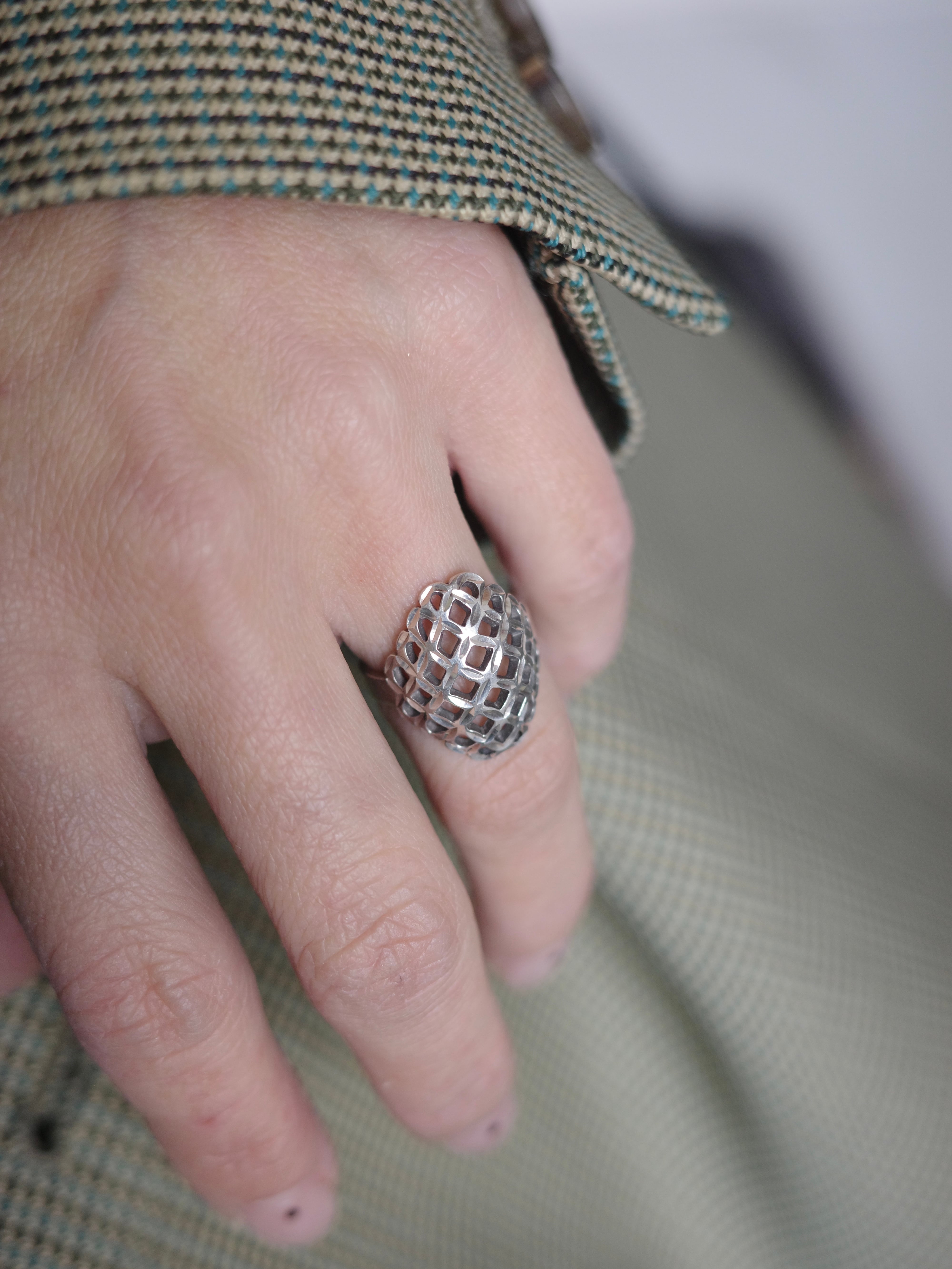 USA MADE SILVER925 SWIRL RING/シルバー/リング vintage silver925>filigree swirl ring | CherLife