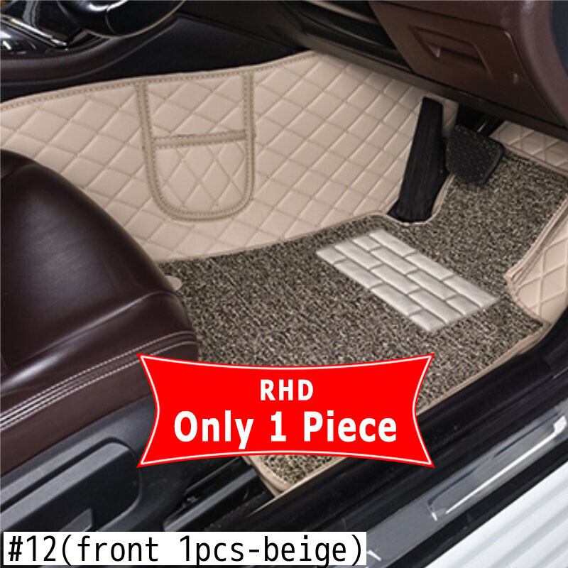 新作 RHDカーフロアマットメルセデスベンツGLE2020（5席）高級2層