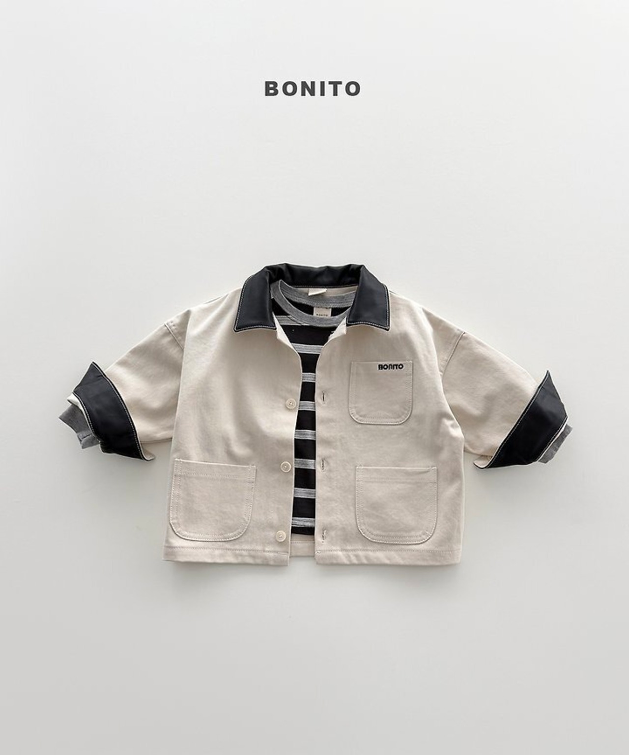 【取寄/韓国直送】BONITO 26/AT レザカラージャケット|夏服|韓国子供服