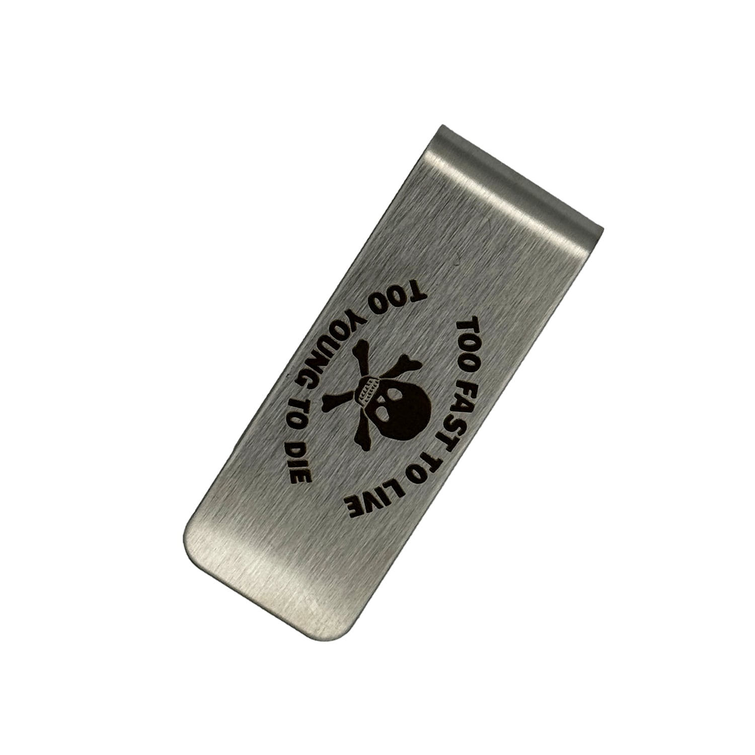 USA バイカー ステンレス マネークリップ ミニマリスト ビンテージ レトロ 札入れ 財布 ウォレット : MOCP-017