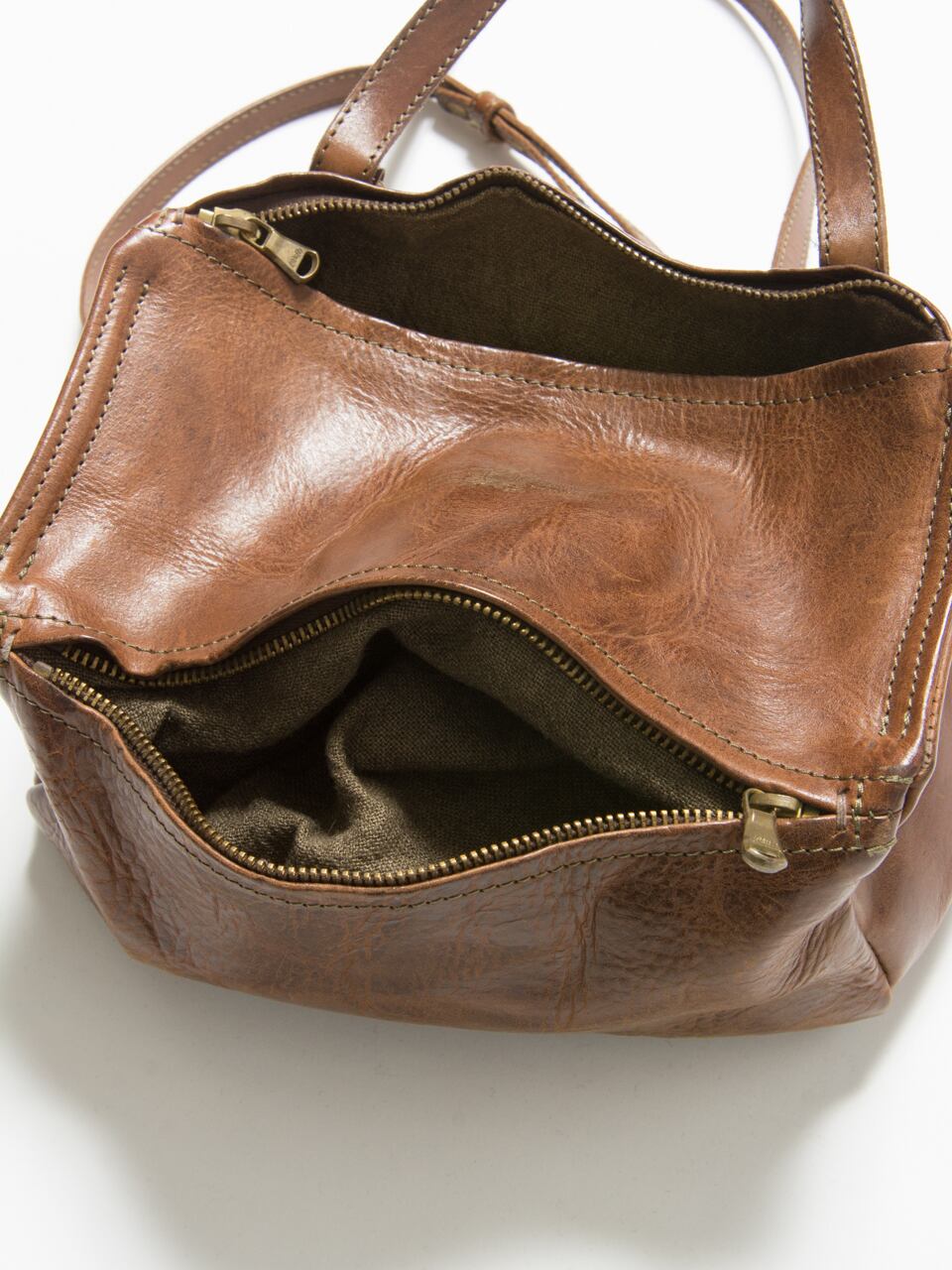 【Made in Italy】Vegitable tanned leather shoulder bag（イタリア製 レザーショルダーバッグ）1c