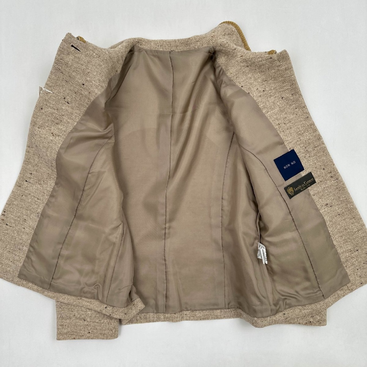 未使用 タグ付き◆定価8万弱◆上下◆NON NO Mademoiselle NON NON マドモアゼルノンノン イタリア製生地 セットアップ スーツ M/パパス